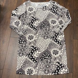 LOFT Floral Paisley Dress